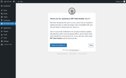 Page screenshot: WP Table Builder
