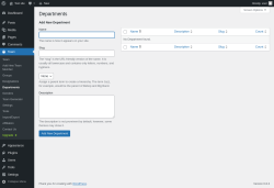 Page screenshot: Team → Departments