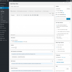 Page screenshot: Tests → Add New