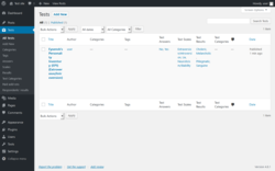 Page screenshot: Tests