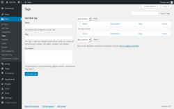 Page screenshot: Tests → Tags