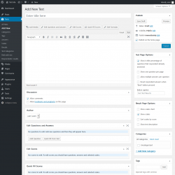 Page screenshot: Tests → Add New