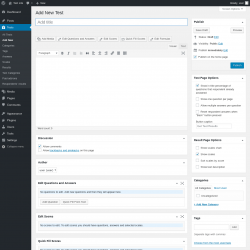 Page screenshot: Tests → Add New