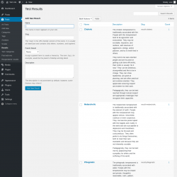 Page screenshot: Tests → Results