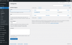Page screenshot: Tests → Categories