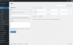 Page screenshot: Tests → Tags