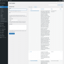 Page screenshot: Tests → Scales