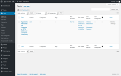 Page screenshot: Tests