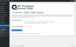 Page screenshot: WP Thumbtack → Get Thumbtack Reviews