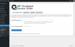 Page screenshot: WP Thumbtack → Get Thumbtack Reviews
