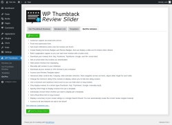 Page screenshot: WP Thumbtack → Get Pro
