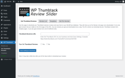Page screenshot: WP Thumbtack → Get Thumbtack Reviews