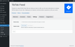 Page screenshot: TikTok Feed → Settings