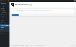 Page screenshot: WP to Hootsuite