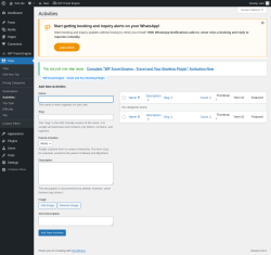 Page screenshot: Trips → Activities