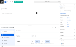 Page screenshot: Trips → Add New Trip