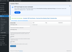 Page screenshot: Trips → Custom Filters