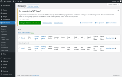 Page screenshot: WP Travel