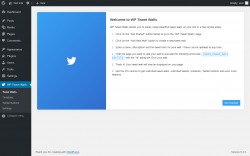 Page screenshot: WP Tweet Walls