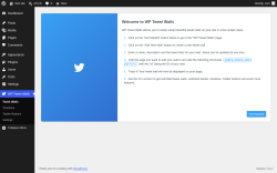 Page screenshot: WP Tweet Walls