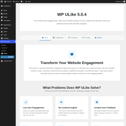 Page screenshot: About &lsaquo; Test site &mdash; WordPress