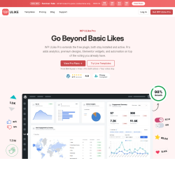 Page screenshot: WP ULike &rarr; Go Pro