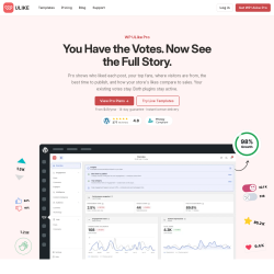 Page screenshot: WP ULike &rarr; Go Pro