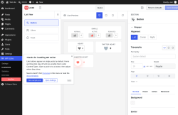 Page screenshot: WP ULike &rarr; Customize