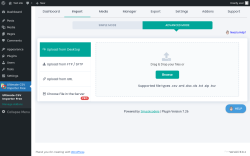 Page screenshot: Ultimate CSV Importer Free