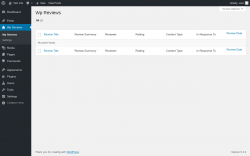 Page screenshot: Wp Reviews