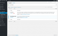 Page screenshot: Plugins &lsaquo; Test site &mdash; WordPress