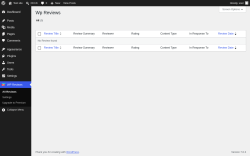 Page screenshot: WP Reviews