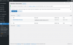Page screenshot: ProfilePress → Member Directories