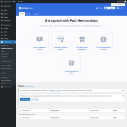 Page screenshot: ProfilePress &rarr; Membership Plans
