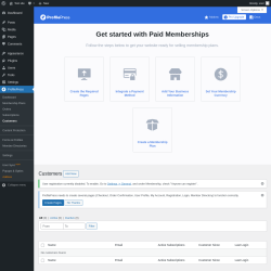Page screenshot: ProfilePress &rarr; Customers