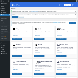 Page screenshot: ProfilePress &rarr; Addons
