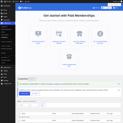 Page screenshot: ProfilePress &rarr; Customers
