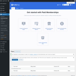 Page screenshot: ProfilePress &rarr; Membership Plans