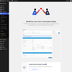 Page screenshot: ProfilePress &rarr; User Sync&nbsp;NEW