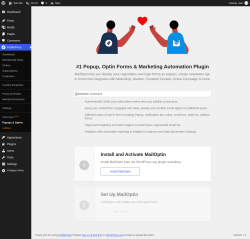Page screenshot: ProfilePress &rarr; Popups & Optins