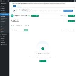 Page screenshot: User Frontend