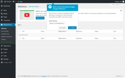 Page screenshot: WebinarPress