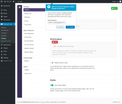 Page screenshot: WebinarPress → Settings