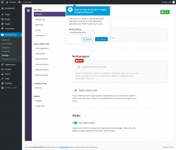 Page screenshot: WebinarPress → Settings