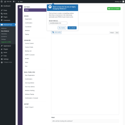 Page screenshot: WebinarPress → New Webinar