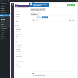 Page screenshot: WebinarPress → New Webinar