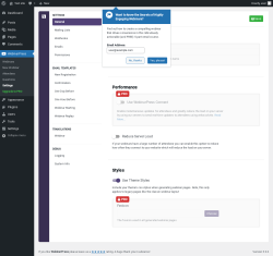 Page screenshot: WebinarPress → Settings
