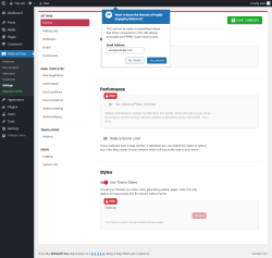 Page screenshot: WebinarPress → Settings