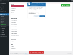 Page screenshot: WebinarPress → Settings