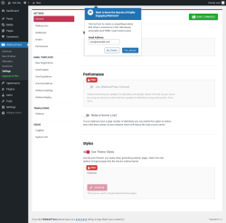 Page screenshot: WebinarPress → Settings